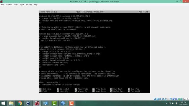 KONFIGURASI DHCP SERVER DI DEBIAN смотреть онлайн