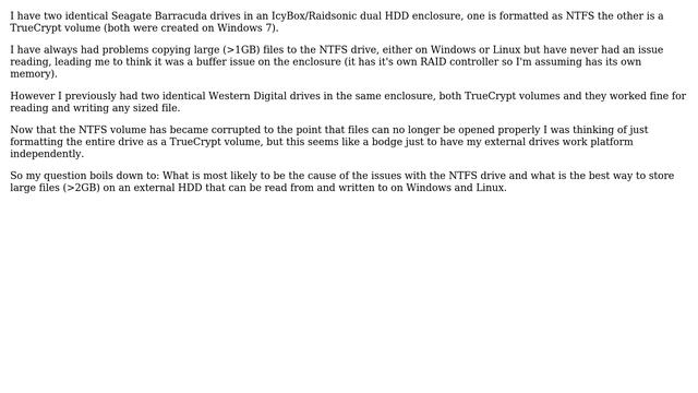 NTFS file corruption when using drive with Windows and Linux Mint смотреть онлайн
