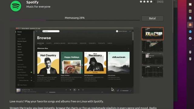 Install Spotify on Ubuntu (Super Easy without terminal or code) смотреть онлайн