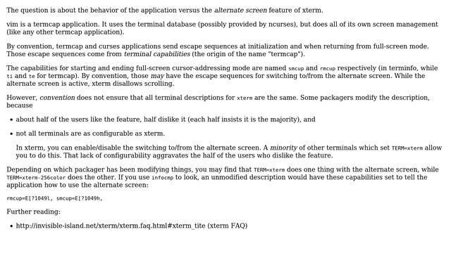 Unix & Linux: Why is vim not being opened in its own screen? (3 Solutions!!) смотреть онлайн