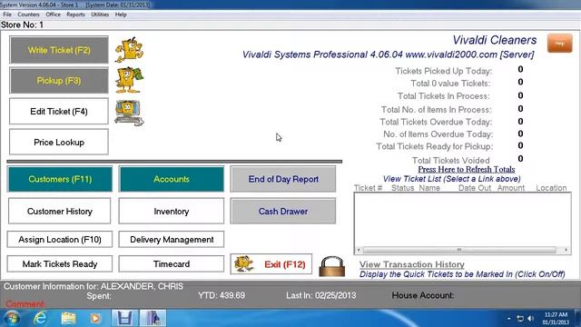 Vivaldi Dry Cleaning Software - Delivery Management смотреть онлайн
