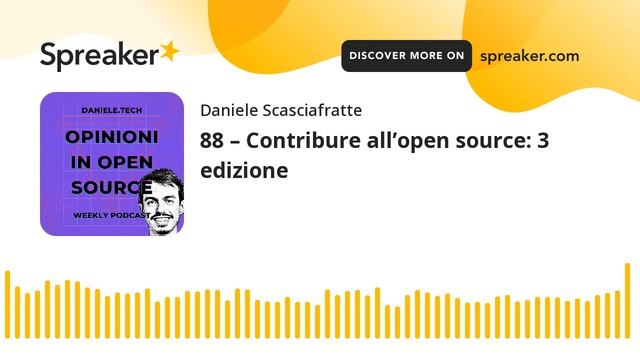 88 – Contribure all’open source: 3 edizione смотреть онлайн