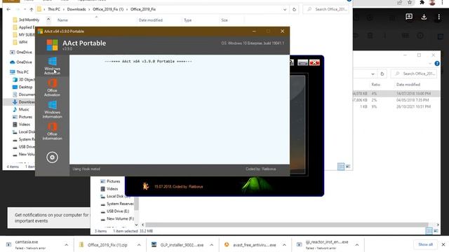 Windows and Microsoft Activator 2022 for lifetime used. смотреть онлайн
