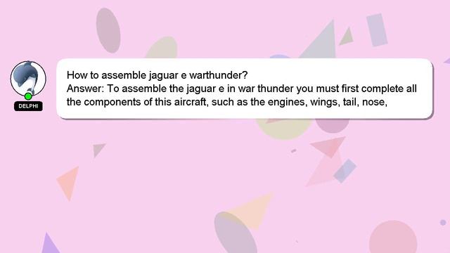 How to assemble jaguar e warthunder? смотреть онлайн
