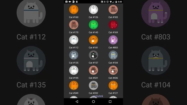 Android N Easter egg cat collection смотреть онлайн