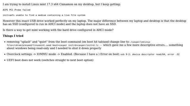 Unix & Linux: initramfs unable to find medium смотреть онлайн