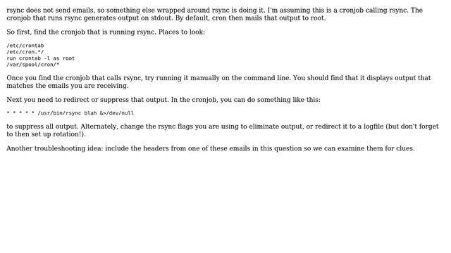 DevOps & SysAdmins: Stop rsync from sending confirmation e-mails (5 Solutions!!) смотреть онлайн