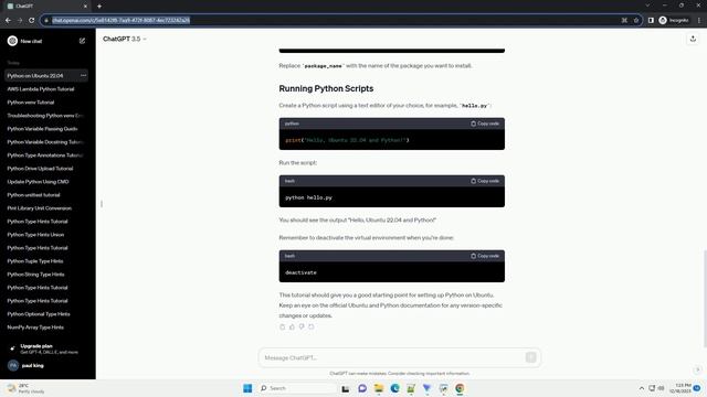 python version ubuntu 22 04 смотреть онлайн