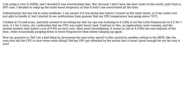 CPU Turbos unnecessarily [Linux Mint] смотреть онлайн