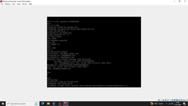 Konfigurasi Mail Server - VirtualBox Debian 11 смотреть онлайн