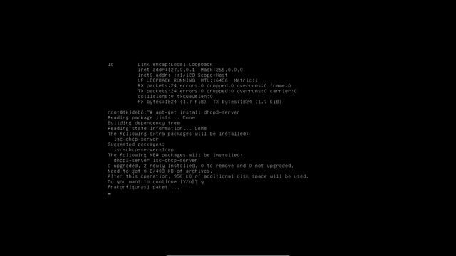 1 Konfigurasi interfaces Debian CLI смотреть онлайн