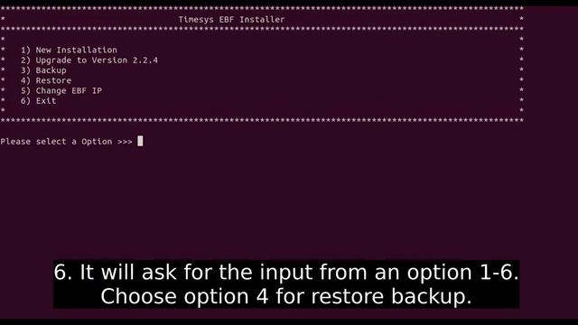 P8 Timesys Embedded Board Farm (EBF) Admin Guide: How to Restore an EBF Backup смотреть онлайн
