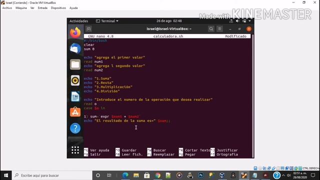 Script Básico en Ubuntu (Calculadora sencilla con Shell script) смотреть онлайн