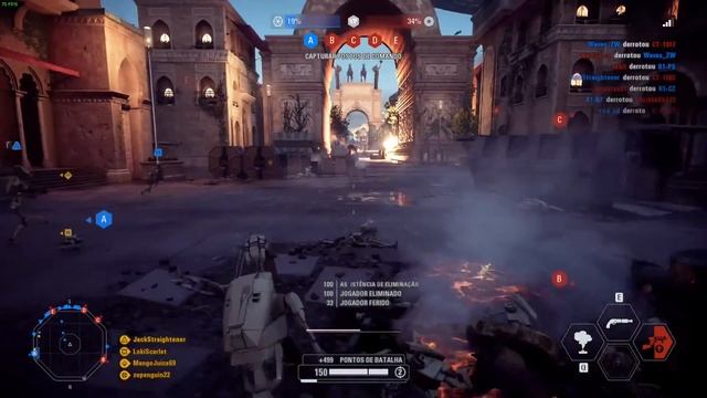 GamePlay de Star Wars Battlefront II com Steam Play no Linux смотреть онлайн