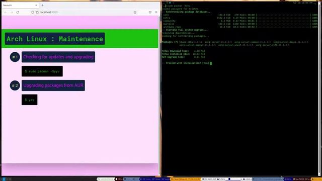 Arch Linux : How to update Arch linux смотреть онлайн