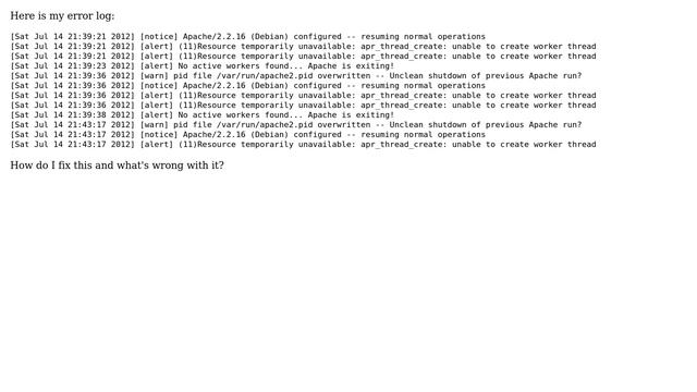 Why is Apache not starting? смотреть онлайн