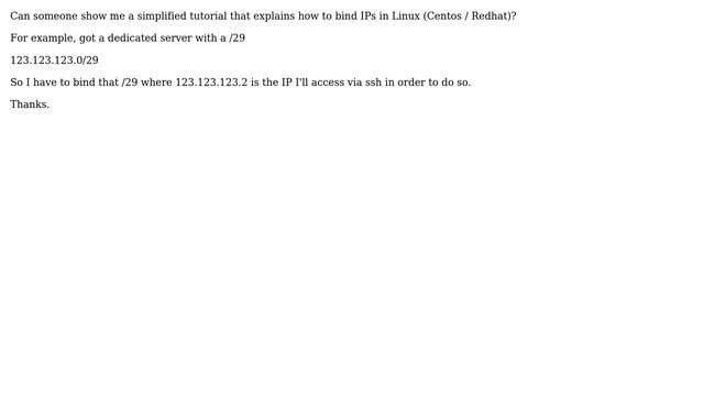 DevOps & SysAdmins: How to BIND IP Address on Centos 5? Need Tutorial? смотреть онлайн