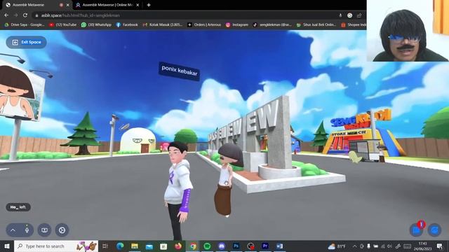 MAIN DI VIRTUAL SPACE SENGKLEKMAN LOKSEMEWEW ( ASSEMBLR ) смотреть онлайн