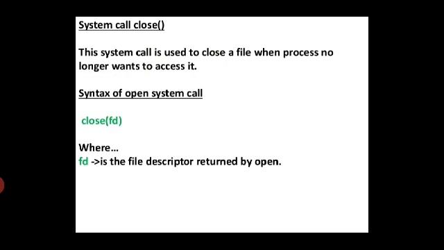 System call in Unix detail intro 2 смотреть онлайн
