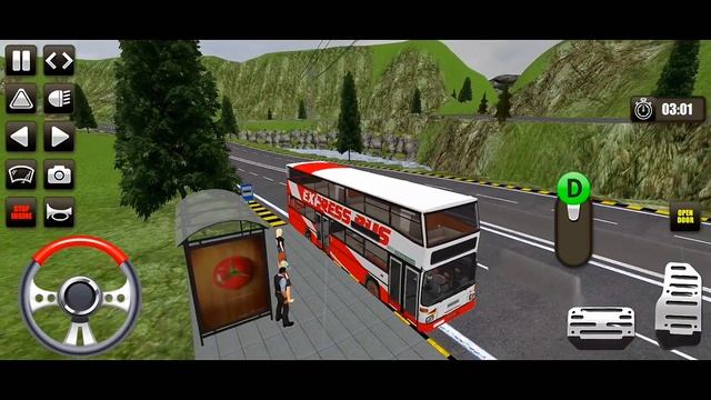 Euro Coach Bus: US Bus Sim 2023 | Offroad Bus Driving | Android Gameplay смотреть онлайн