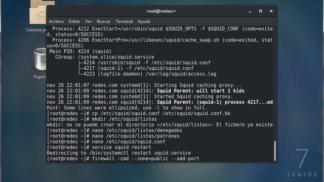 Servidor Proxy Squid en CentOS 7 смотреть онлайн
