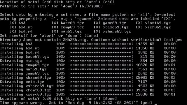Installing OPENBSD 6.9 (Official) смотреть онлайн