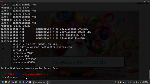 ขอแบบง่ายๆกับการใช้ nslookup смотреть онлайн