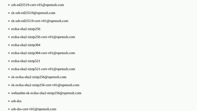 Debian 12 Bookworm running OpenSSH_9.2 only allows rsa-sha2-512, rsa-sha2-256 and ssh-rsa server .. смотреть онлайн