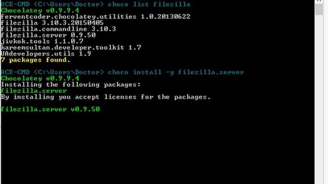 choco install filezilla.server смотреть онлайн