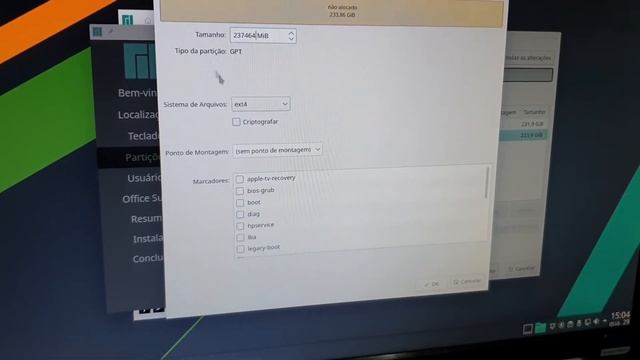 Processo de instalação do Manjaro linux (KDE Plasma) смотреть онлайн