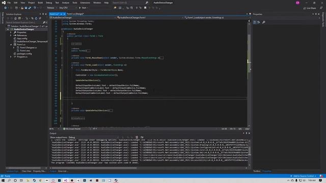 Audio Device Switcher | C# смотреть онлайн
