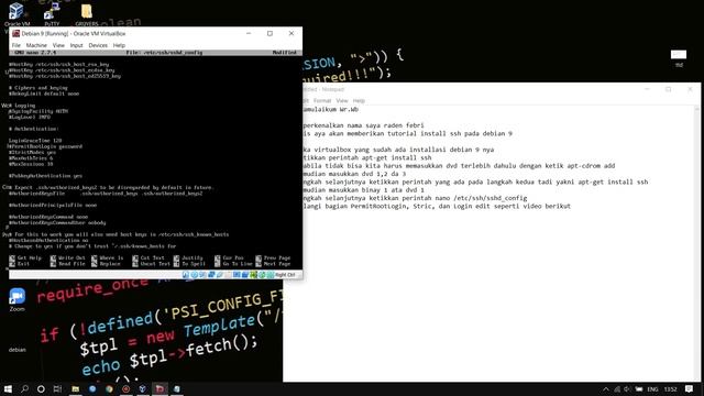 Konfigurasi SSH (Secure Shell) Debian 9 #3 Video SMK смотреть онлайн