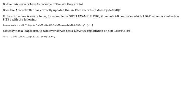 Active Directory Multi Site. Choose nearest DCs into Linux/Not-Microsoft applications смотреть онлайн
