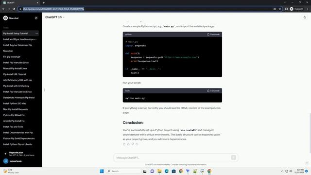 pip install setup смотреть онлайн