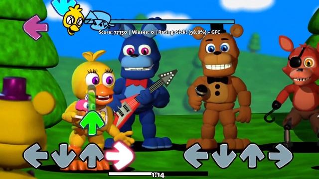 FNF World: A FNaF World FNF Mod! - Birthday Cake (FC) смотреть онлайн