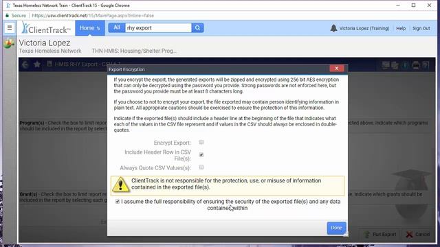 HMIS Quick Train: CSV RHY 6.1 Export смотреть онлайн