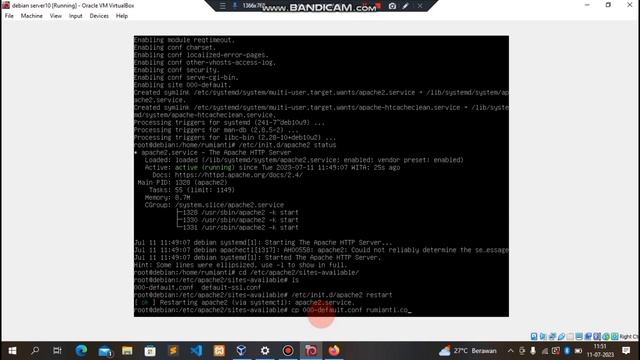 INSTALASI DAN KONFIGURASI APACHE2 VIRTUALBOX DEBIAN 10 смотреть онлайн