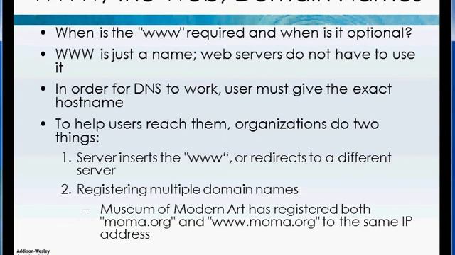 CSCI105 3.4 Networking_WWW смотреть онлайн