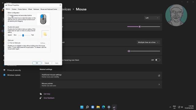 How to Change the Primary Mouse Button In Windows 11 смотреть онлайн