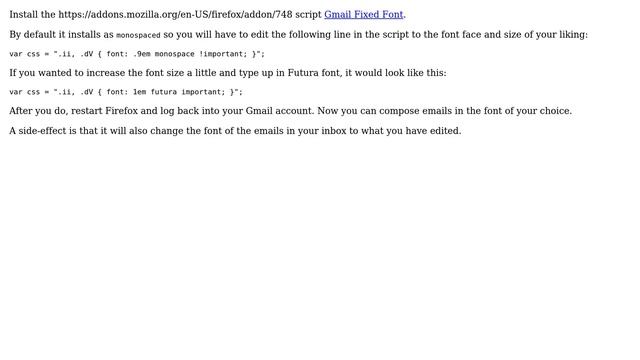 Unix & Linux: How to change the Gmail plain text font in the compose textbox? (4 Solutions!!) смотреть онлайн