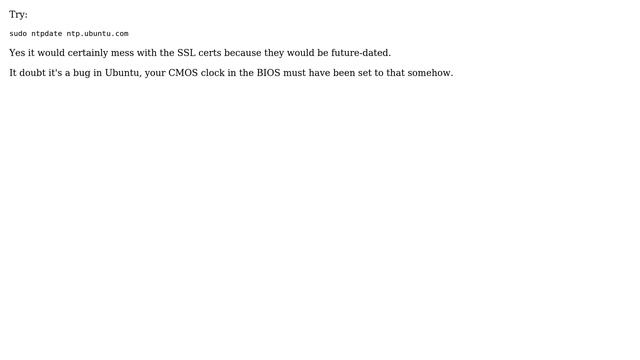 Ubuntu: How to fix wrong system time and date? (4 Solutions!!) смотреть онлайн