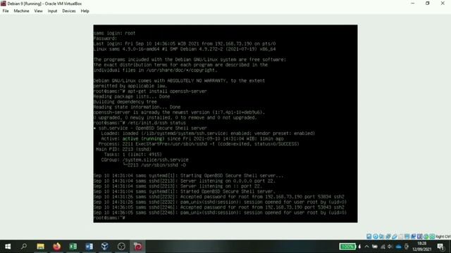 INSTALASI & KONFIGURASI SSH SERVER DI DEBIAN 9 смотреть онлайн