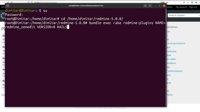 Uninstalling the Redmine Zenedit plugin смотреть онлайн