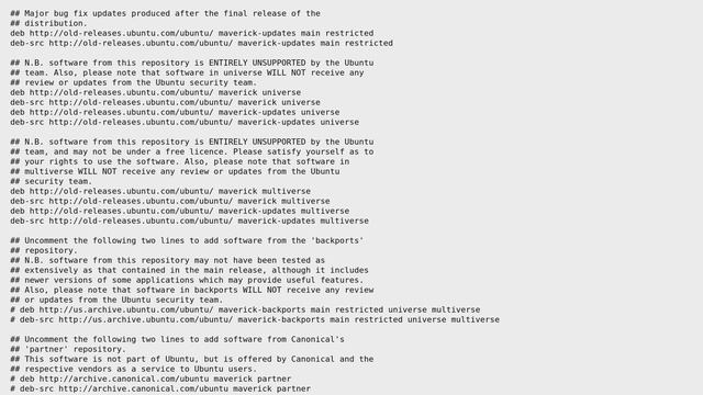 Unix & Linux: unmet dependencies on old Ubuntu version (10.10) смотреть онлайн