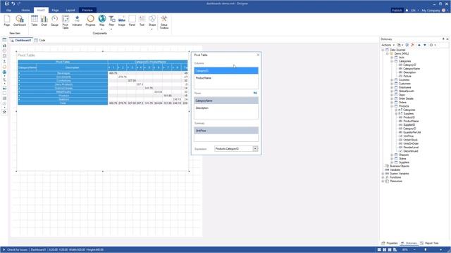 Winforms Dashboards: Creating Dashboard with Pivot Table [Shot on v2018] смотреть онлайн