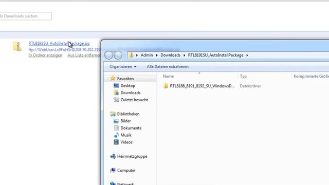Realtek RTL8191SU Wlan b/g/n Karte Treiber herunterladen und installieren in Windows 7 (Deutsch) смотреть онлайн