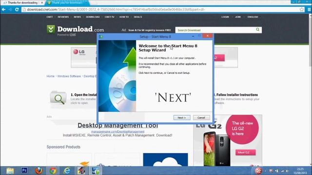 HowTo - Get The Start Menu Back In Windows 8. смотреть онлайн