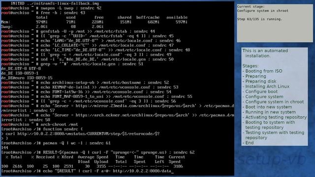 Arch Linux installation recording to kernel 5.11.8-arch1-1 (testing) смотреть онлайн