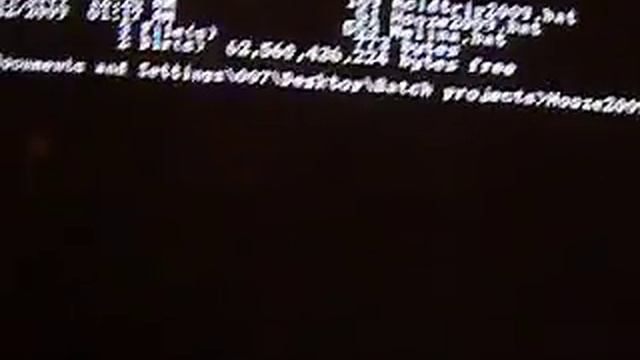 2009 recreations of old DOS Viruses 1 - the Hooze.exe virus смотреть онлайн