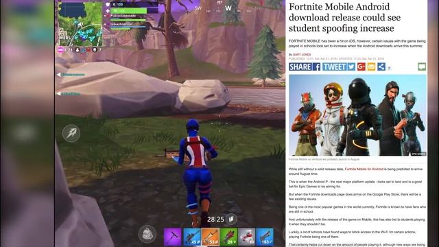 Fortnite Mobile ANDROID Is HERE! | Fortnite App Android Google Play Release Gameplay) смотреть онлайн